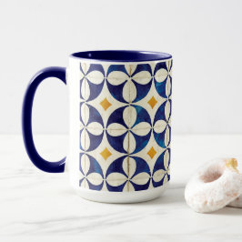 Caneca Azulejos Portugueses - Azulejo Pattern Design