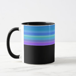 Caneca B10 - Tasse mit  Violett Blau Farbverlauf 