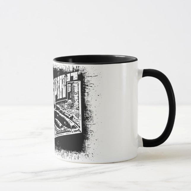 Caneca B-2 Modelos espirituosas BK Ringer Coffee Mug (Direita)
