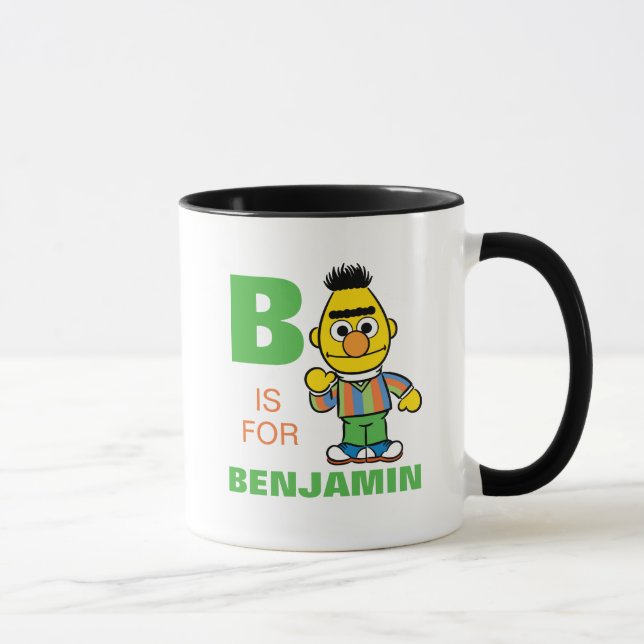Caneca B é para Bert | Adicione seu nome (Direita)