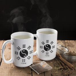 Caneca Ba Gua, oito trigramas, yin yang personalizável