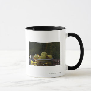 Caneca Bacia de maçãs e de folhas