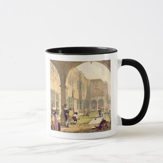 Caneca Bacias no terraço em Bramshill em 1600, 'de A (Direita)