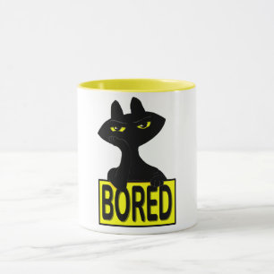 Caneca Bad Boogie Engraçada Gato Malvado Xícara de
