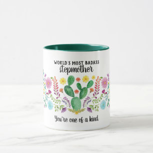 Caneca BADASS Stepparent - Um tipo de cactos florais