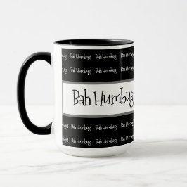 Caneca Bah Humbug no Natal