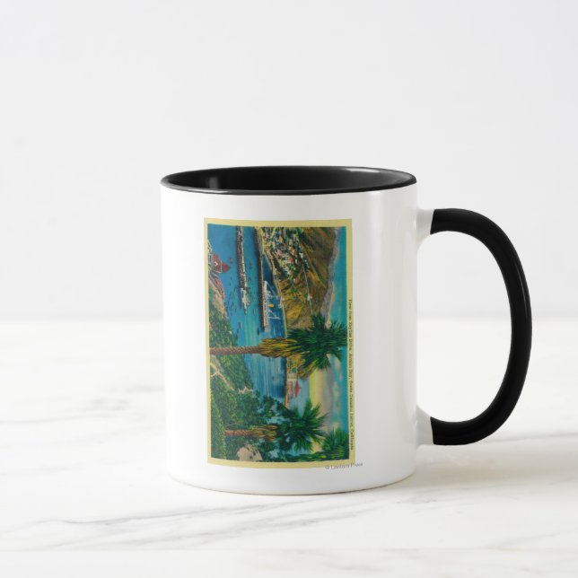 Caneca Baía de Avalon, Papais noeis Ilha Catalina de Skyl (Direita)