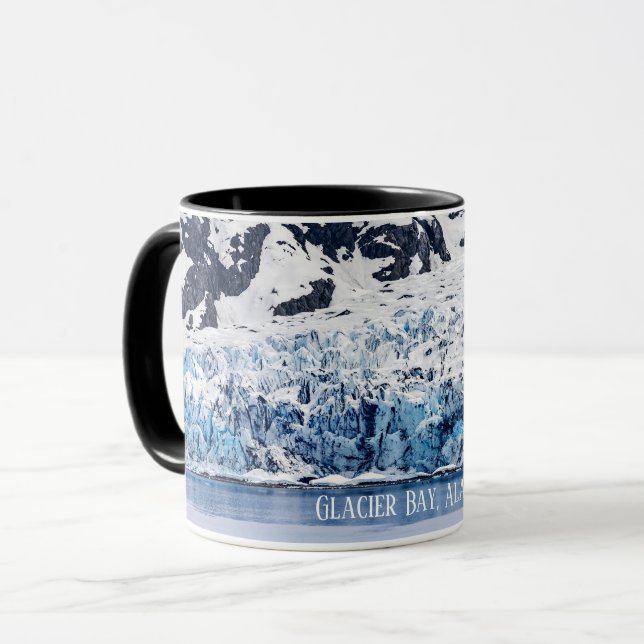 Caneca Baía de Glacier, Cruzeiros no Alasca, Geleira Lamp (Frente Esquerda)