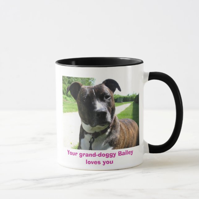 Caneca bail5-16, seus amores de Bailey do grande-doggy (Direita)