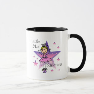 Caneca Bailarina Pequena Estrela - Cabelo Louro