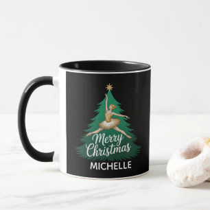 Caneca Bailarina personalizada dançarina de balé natal 