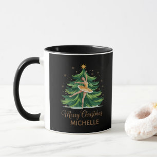 Caneca Bailarina personalizada dançarina de balé natal 