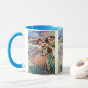 Caneca Bailarinas em uma Paisagem por Edgar Degas