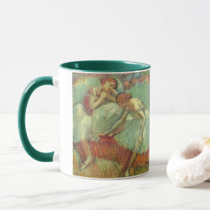 Caneca Bailarinas em Verde de Edgar Degas, Balé Antigo