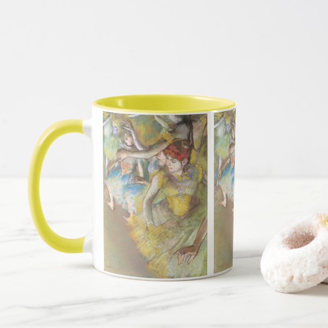 Caneca Bailarinas no Palco por Edgar Degas (Com Donut)