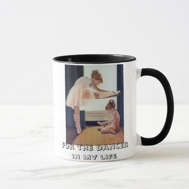 Caneca bailarinas, para o dançarino em minha vida (Direita)
