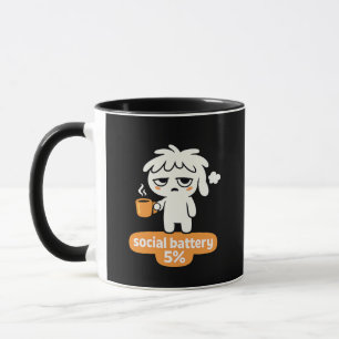 Caneca Baixa Energia Social – Cafézinho Fofo