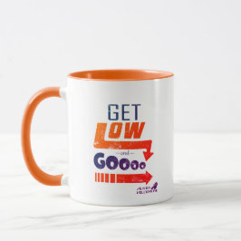 Caneca Baixo e vá com café