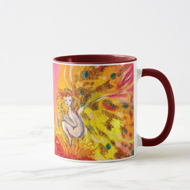 Caneca BAIXO FÉ DE DAWN Fantasy Watercolor (Direita)