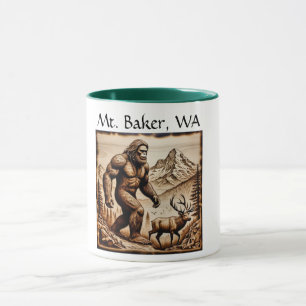 Caneca Baker Montado de Pé Grande, WA