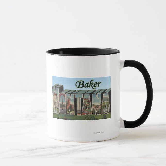 Caneca Baker, MontanaLarge - Letra ScenesBaker, MT (Direita)