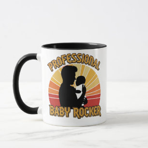 Caneca Balançador de Bebê Profissional Pai Engraçado Dia