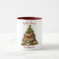 Balançando em Torno da Árvore do Natal do Livro