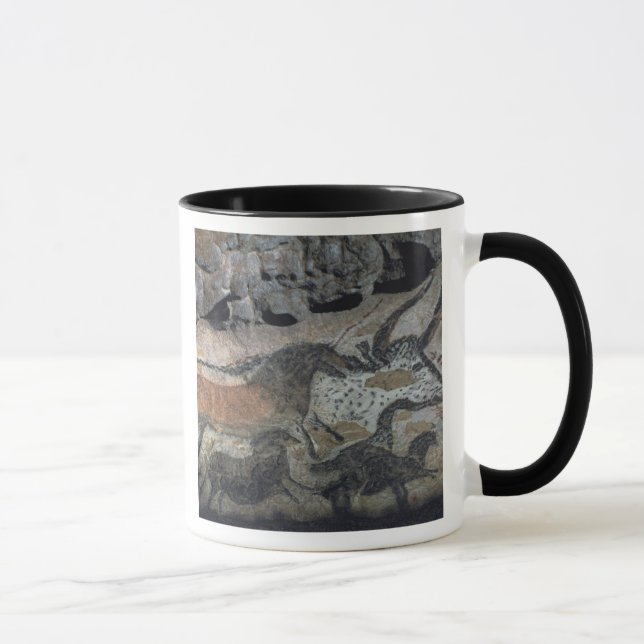 Caneca Balance a pintura de um touro e dos cavalos, (Direita)