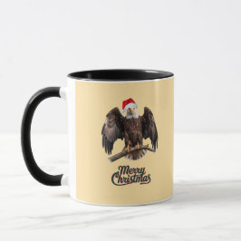 Caneca Bald Eagle Christmas