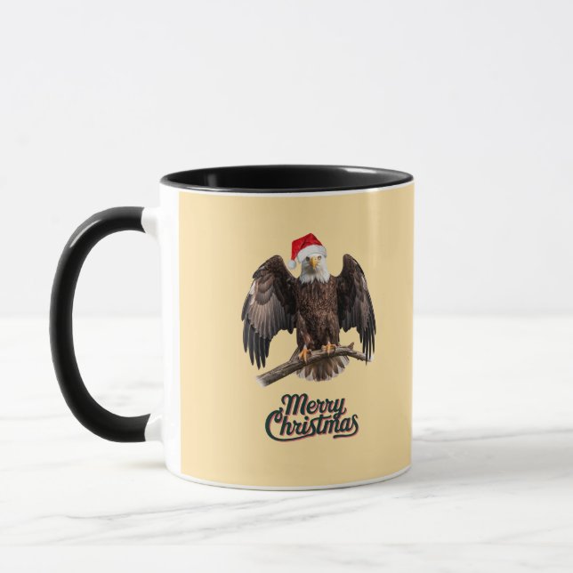 Caneca Bald Eagle Christmas (Esquerda)