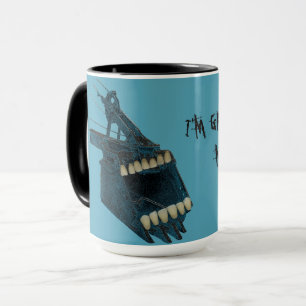 Caneca Balde Northwest Shovel com dentes precisa de café 