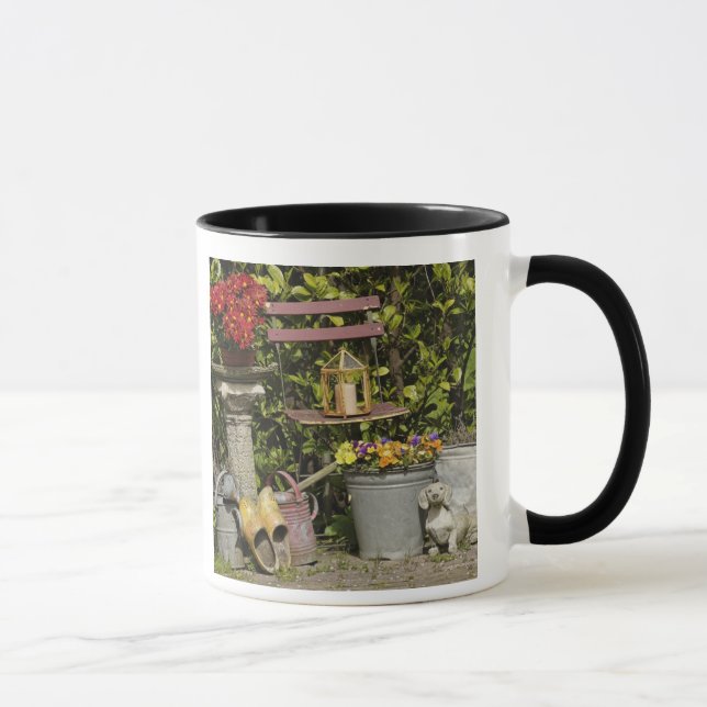 Caneca Baldes, sapatos e flores, Zaanse Schans, (Direita)