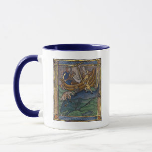 Caneca Baleia Bestiária Medieval c. 1270