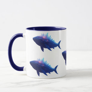 Caneca Baleia Crystal Crest - Impressão de Baleias do Oce