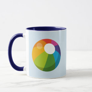Caneca Ball de praia multicolor
