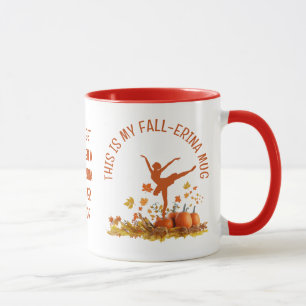 Caneca Ballerina My FALL-ERINA BALÉ Ação de Graças