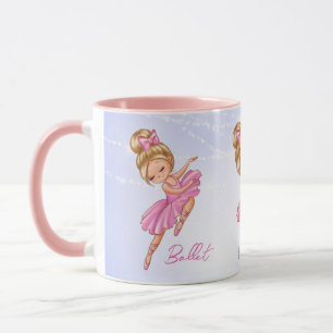 Caneca Ballerina rosa, Balé Bonito roxo