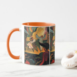 Caneca Ballet Russes, Balé Russo por August Macke