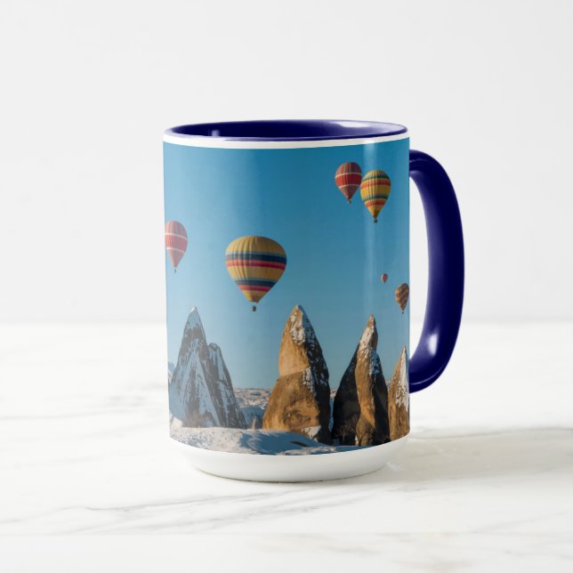 Caneca Balonismo a Ar Quente em Cappadocia (Frente Esquerda)