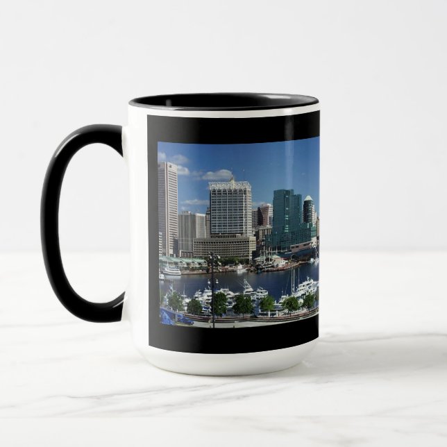 Caneca Baltimore Inner Harbor Panorama (Esquerda)