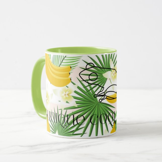 Caneca Banana tropical (Frente Esquerda)