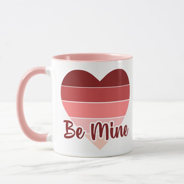 Caneca Banda cardíaca BE MINE (Esquerda)