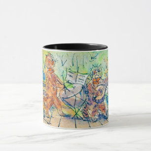 Caneca Banda de gatos, Louis Wain