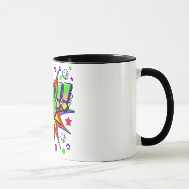 Caneca Banda desenhada ZONK do vetor (Direita)