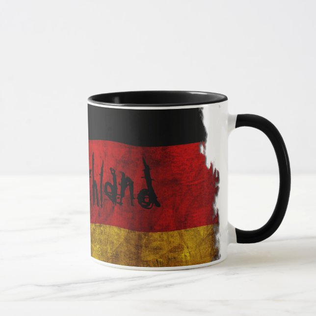 Caneca Bandeira alemã - Vintage... (Direita)