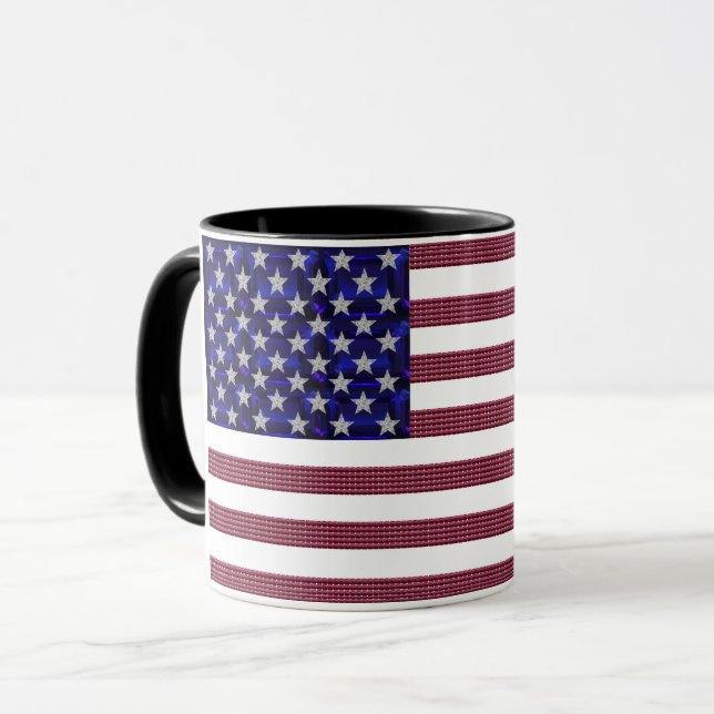 Caneca Bandeira Americana (Frente Esquerda)