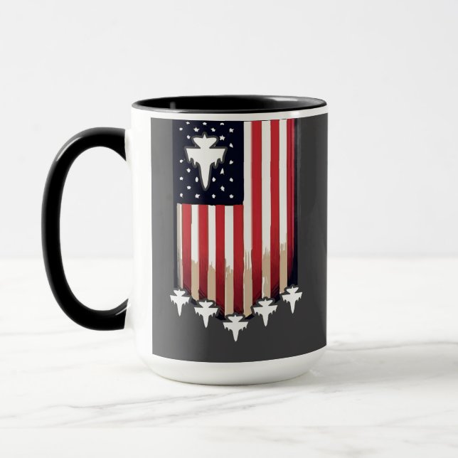 Caneca Bandeira Americana 4 de Julho-65079 (Esquerda)