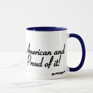Caneca Bandeira Americana - Americana e Orgulhosa!