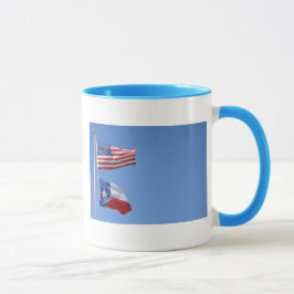 Caneca Bandeira Americana Bandeiras Texas Estrelas Listra