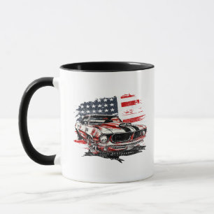 Caneca Bandeira Americana Patriótica
